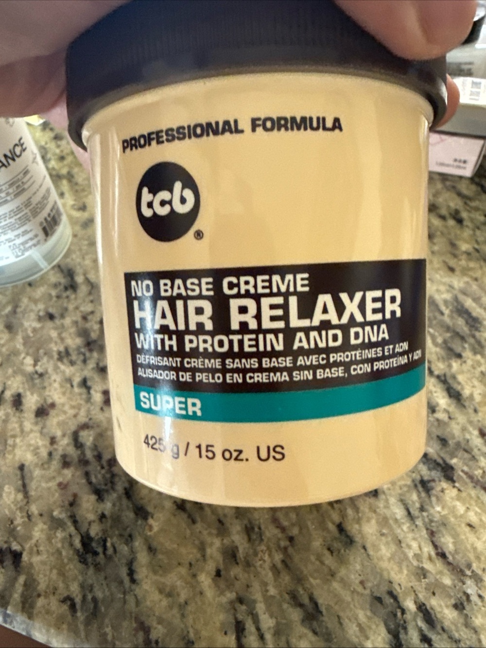 TC Hair Relaxer No Base Creme - Cream & Teal Label